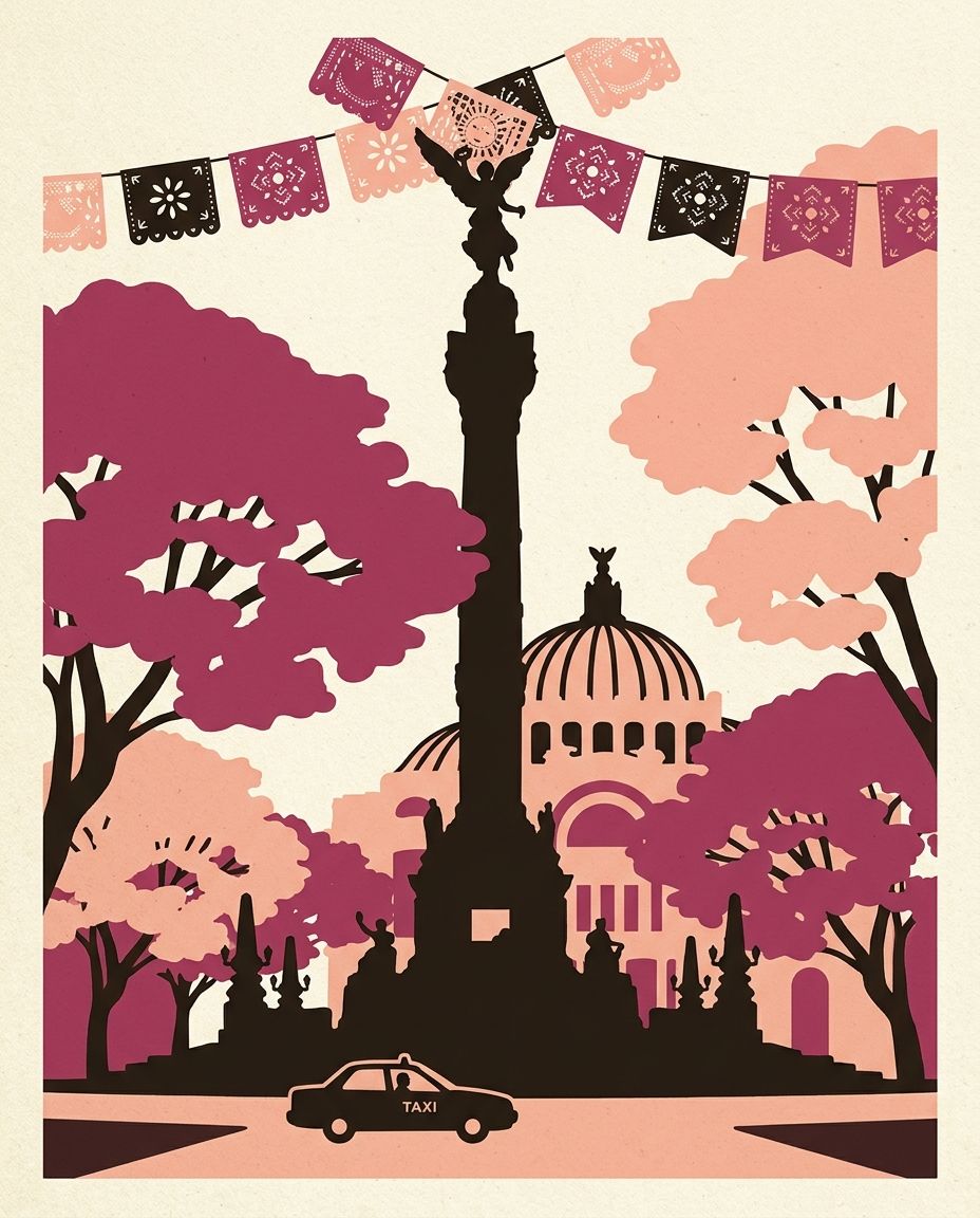 Mexico City postcard